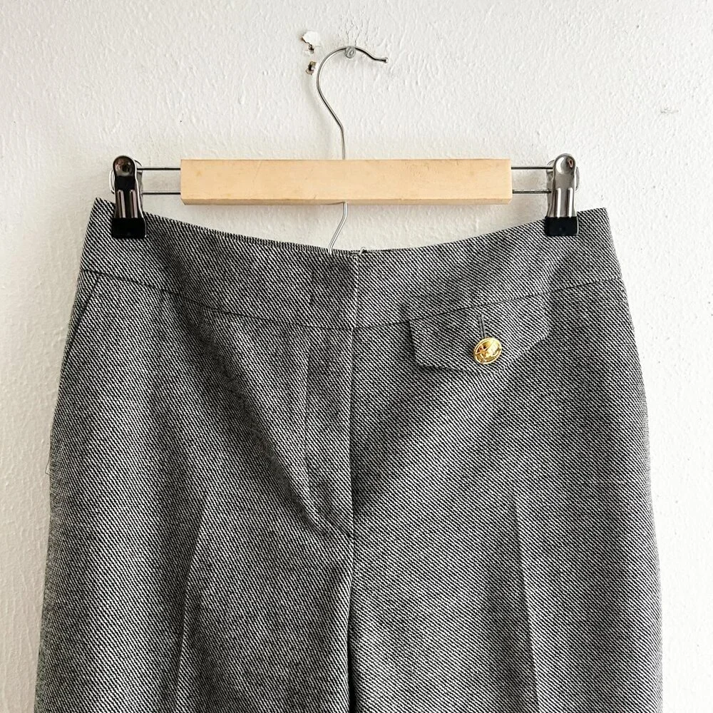 ESCADA Virgin Wool Herringbone Quiet Luxury Powersuit Blazer and Trousers SZ 34 - Picture 14 of 14